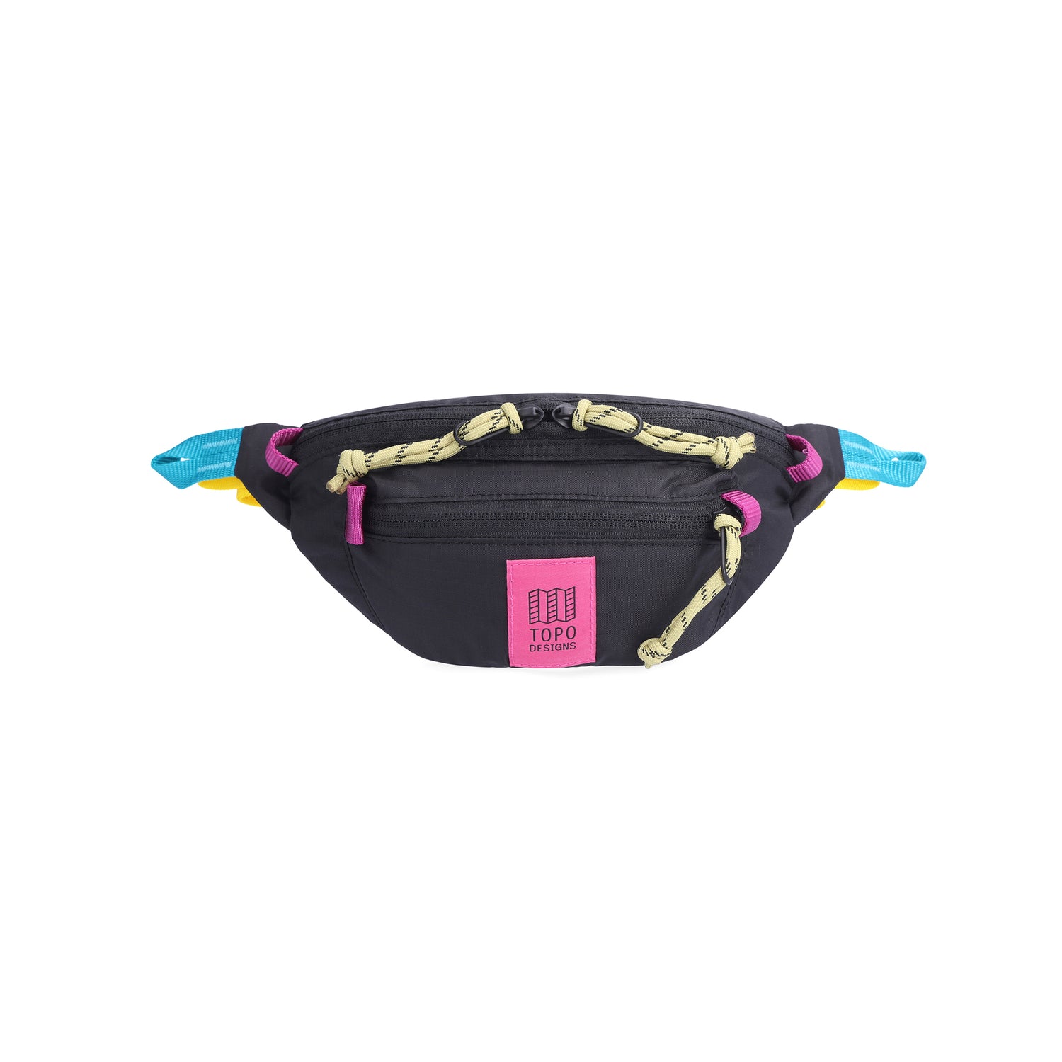 Topo Designs Mountain Waist Pack - Black/Pink