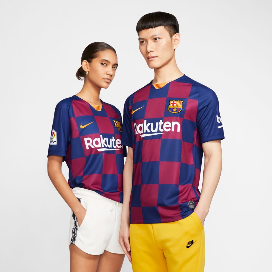 Nike FC Barcelona 2019/20 Stadium Home Soccer Jersey