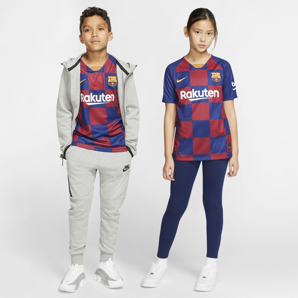 Nike FC Barcelona 2019/20 Stadium Home Big Kids' Soccer Jersey