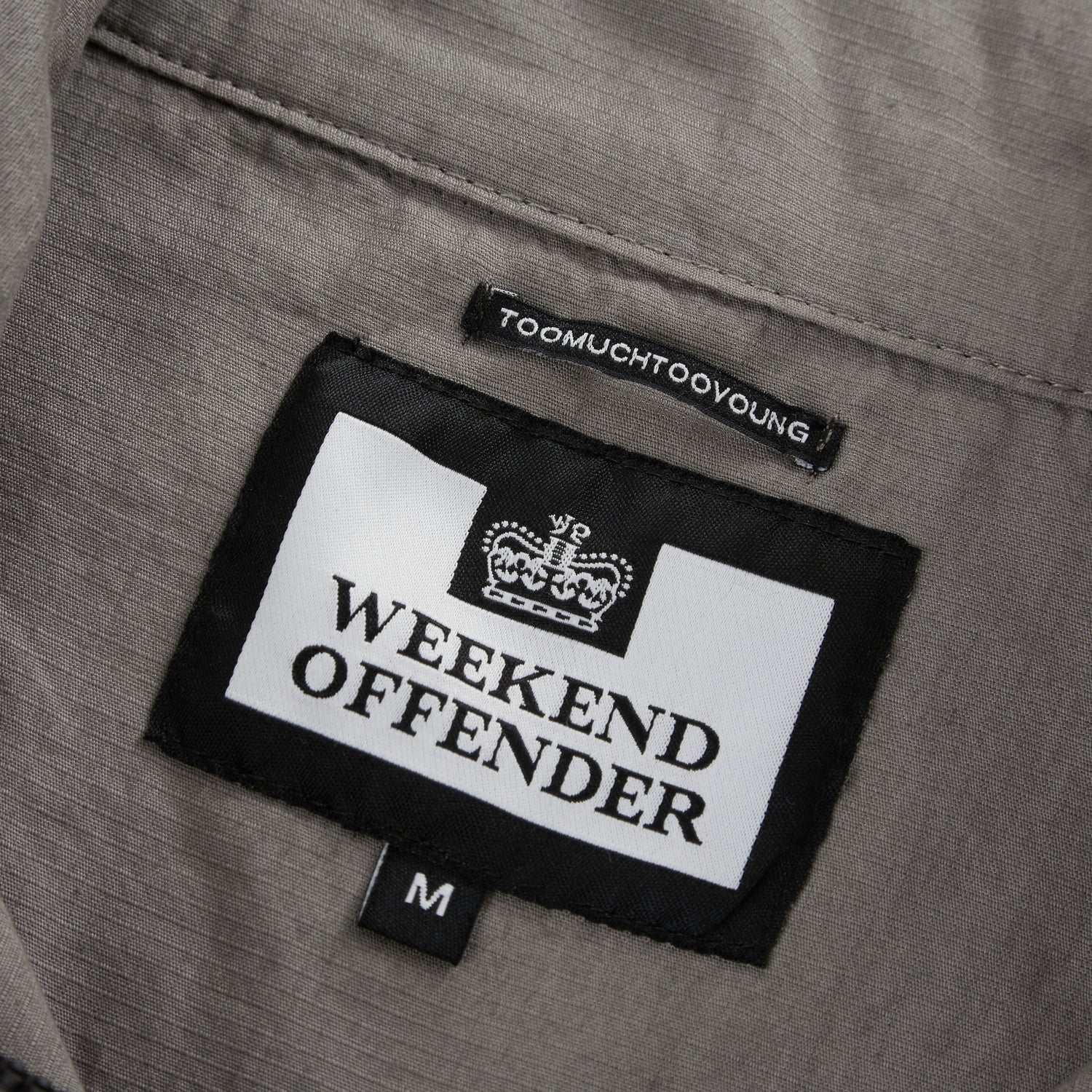 Weekend Offender Modafferi Quarter Zip Over Top Jacket - Pavement