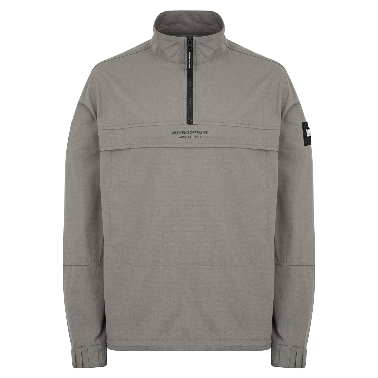 Weekend Offender Modafferi Quarter Zip Over Top Jacket - Pavement