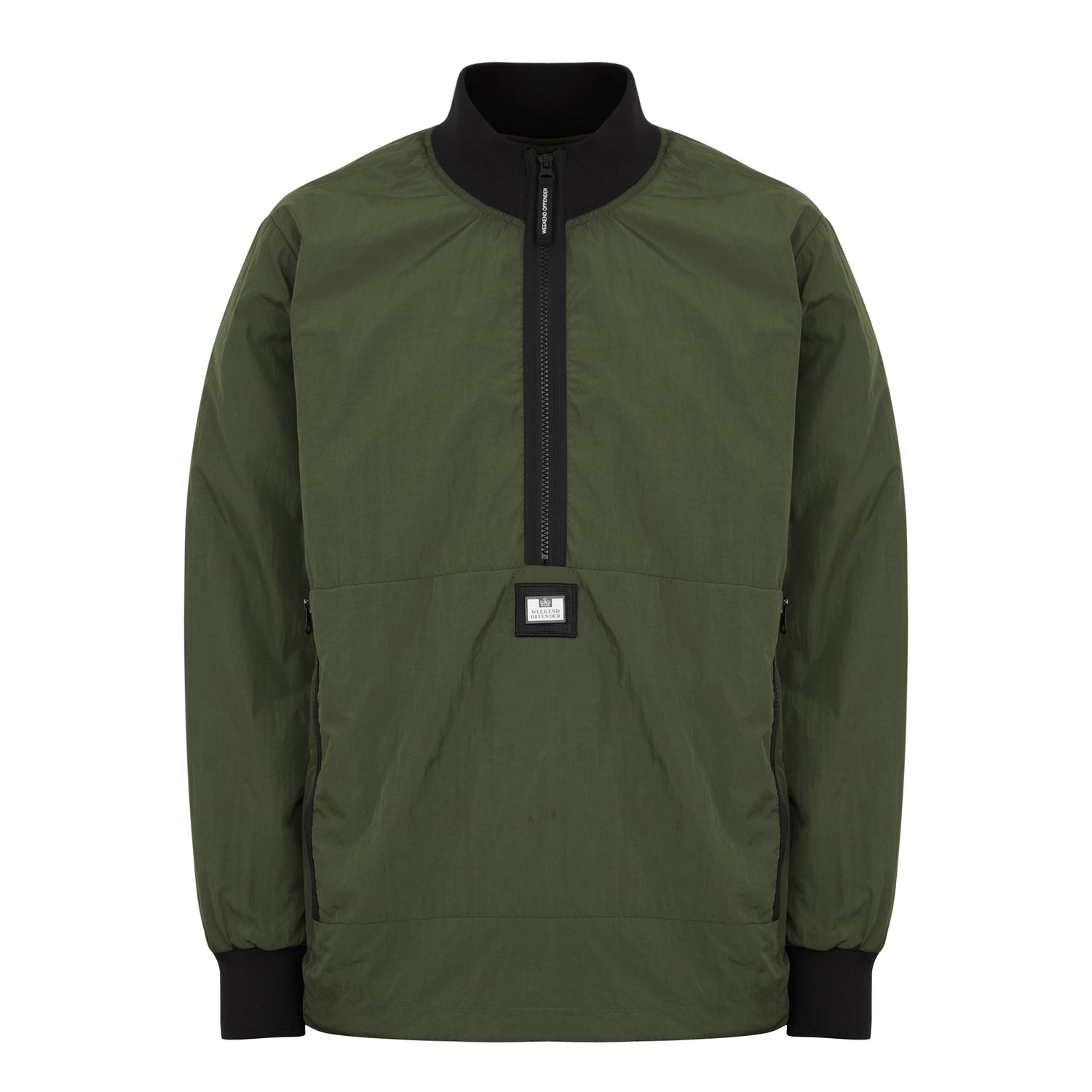 Weekend Offender Perez Over Top Jacket - Green Clay