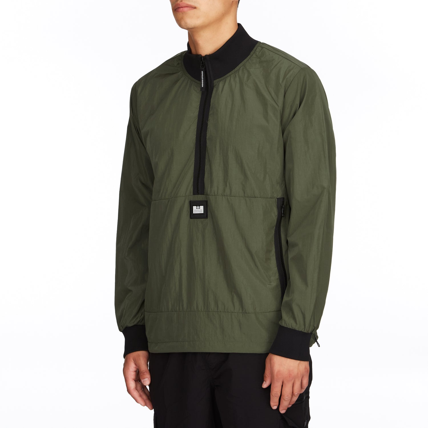 Weekend Offender Perez Over Top Jacket - Green Clay