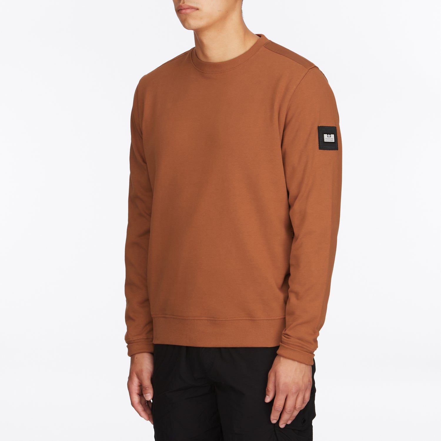 Weekend Offender F Bomb Badge Sweatshirt - Russet