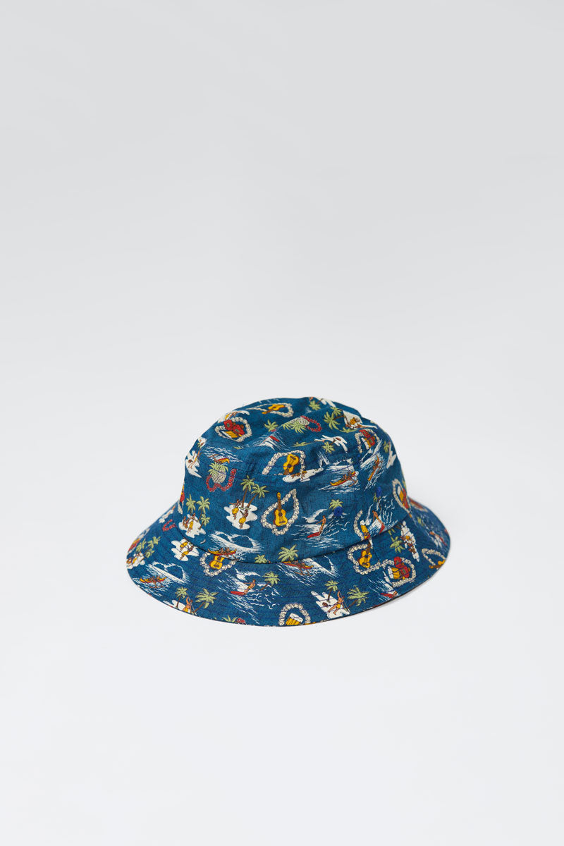 Lite Year Hawaiian Bucket Hat - Royal Blue