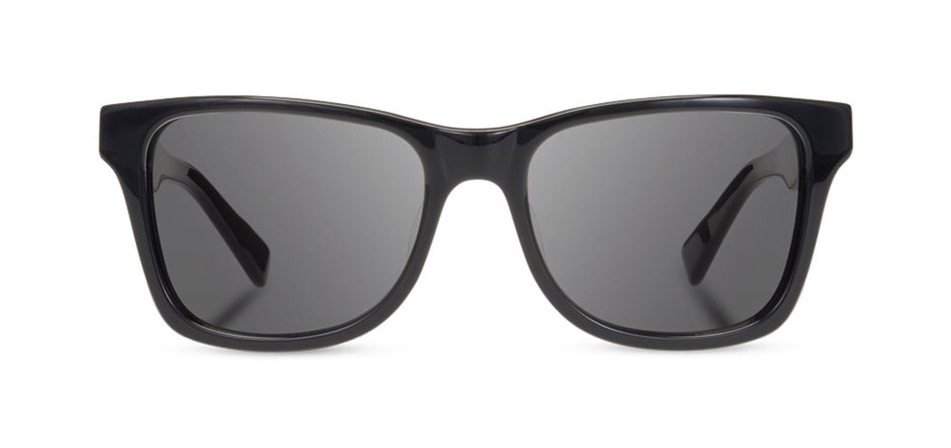 Shwood Canby XL Acetate Sunglasses - Black/Ebony - Grey Polarized