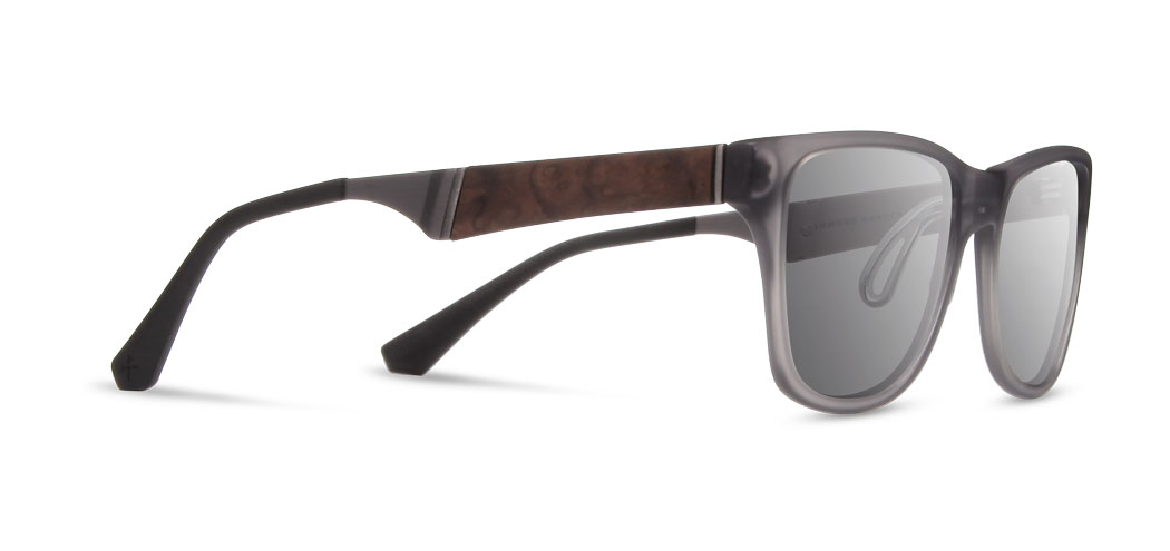 Shwood Canby ACTV Sunglasses - Matte Smoke - Grey Polarized