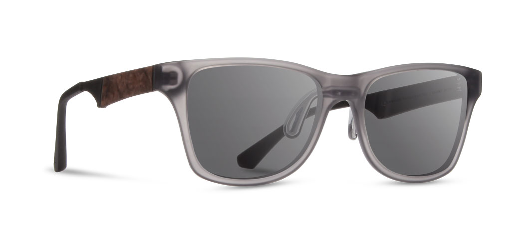 Shwood Canby ACTV Sunglasses - Matte Smoke - Grey Polarized