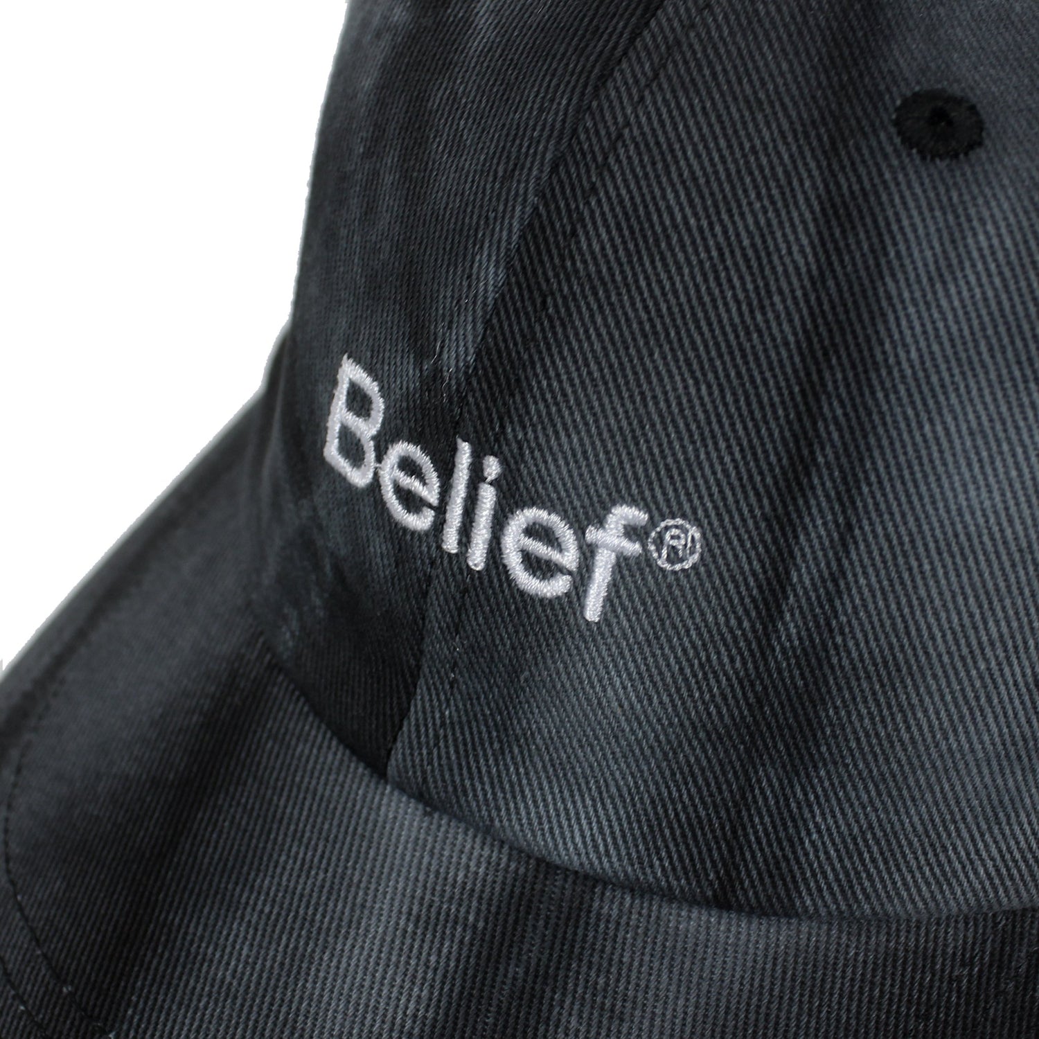 Belief NYC Tie Dye Logo 6 Panel - Black