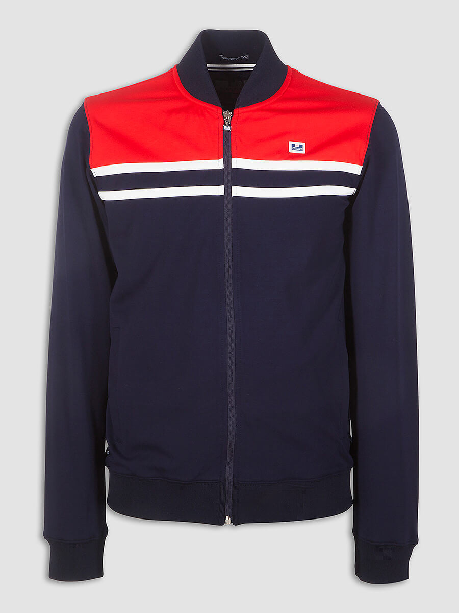 Weekend Offender Farnell Track Jacket - Navy - The Village Soccer Shop