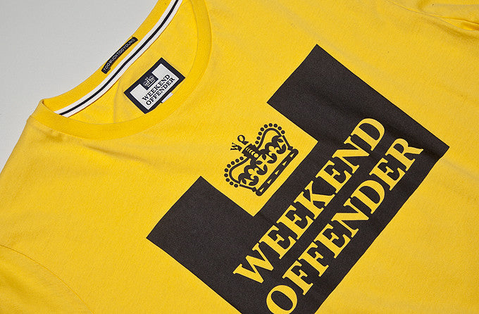 Weekend Offender Prison Tee - Beeswax