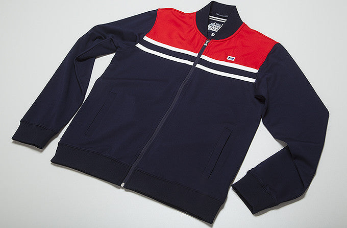 Weekend Offender Farnell Track Jacket - Navy - The Village Soccer Shop