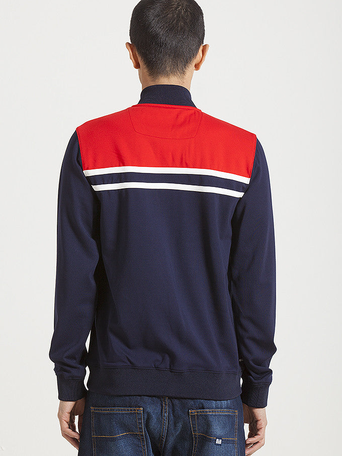 Weekend Offender Farnell Track Jacket - Navy - The Village Soccer Shop