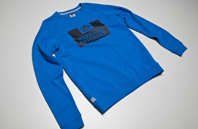 Weekend Offender Penitentiary Classic Crewneck - Bondi Blue