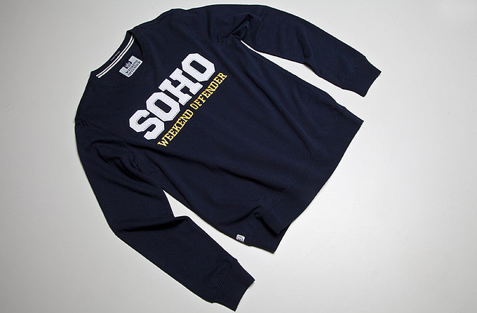 Weekend Offender Soho Crewneck - Navy