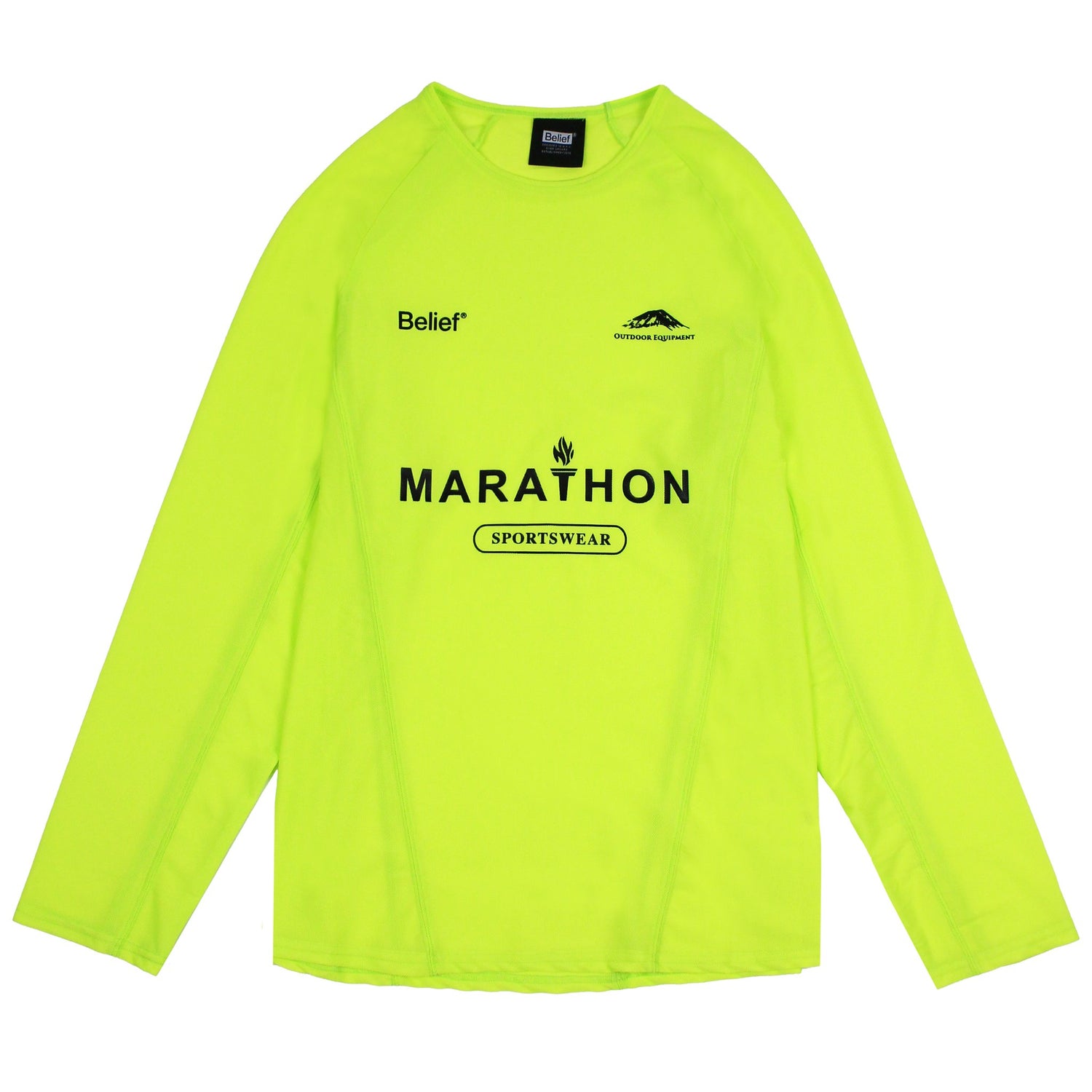 Belief NYC Marathon Mesh Jersey - Safety Yellow