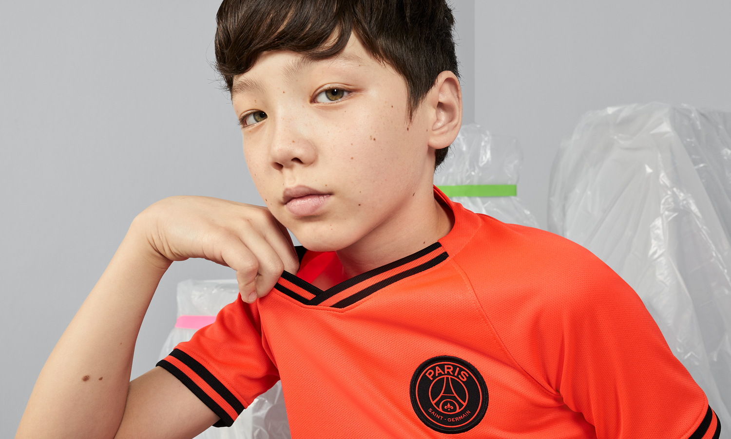 Nike Jordan x Paris Saint-Germain 2019/20 Stadium Away Big Kids' Soccer Jersey