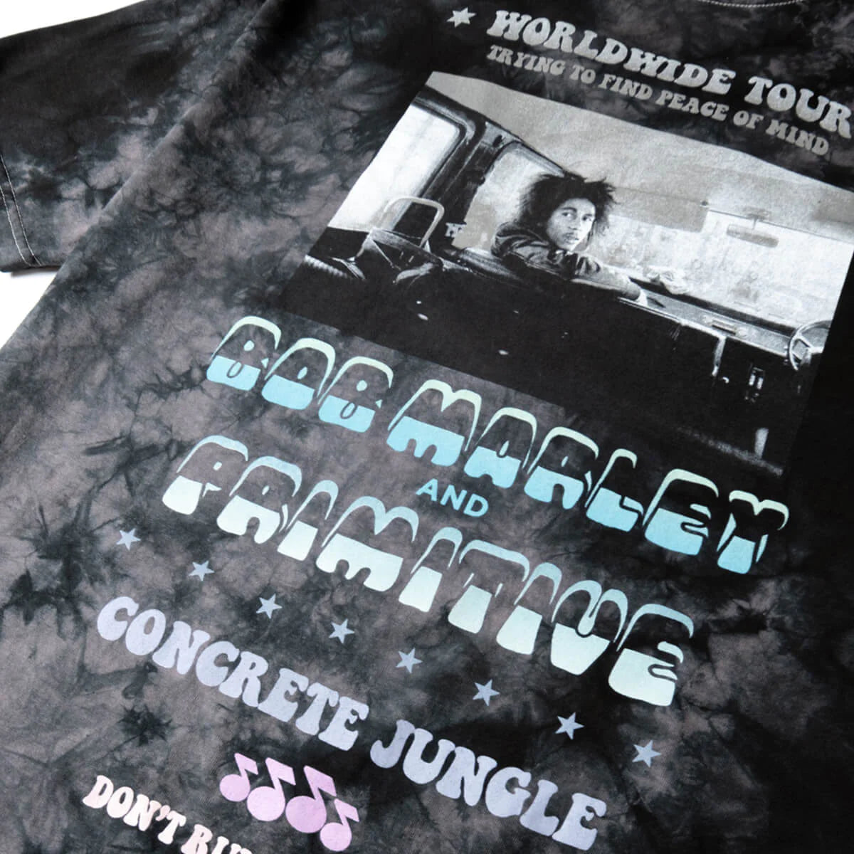 Primitive x Bob Marley Concrete Jungle Washed Tee