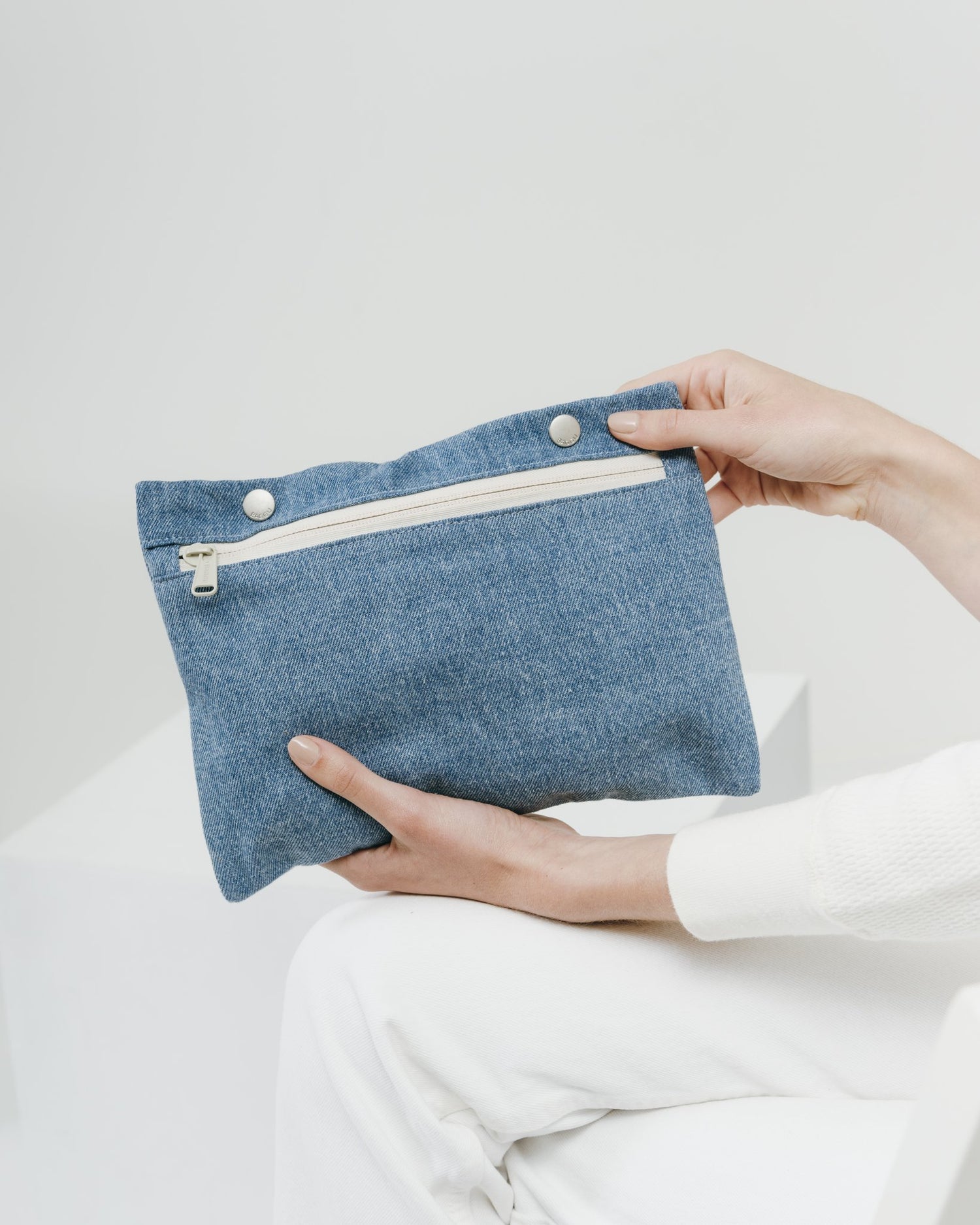 Baggu Safari Bag - Washed Denim