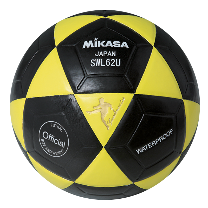 Mikasa Sports SWL62 Series Futsal Ball - Black/Yellow