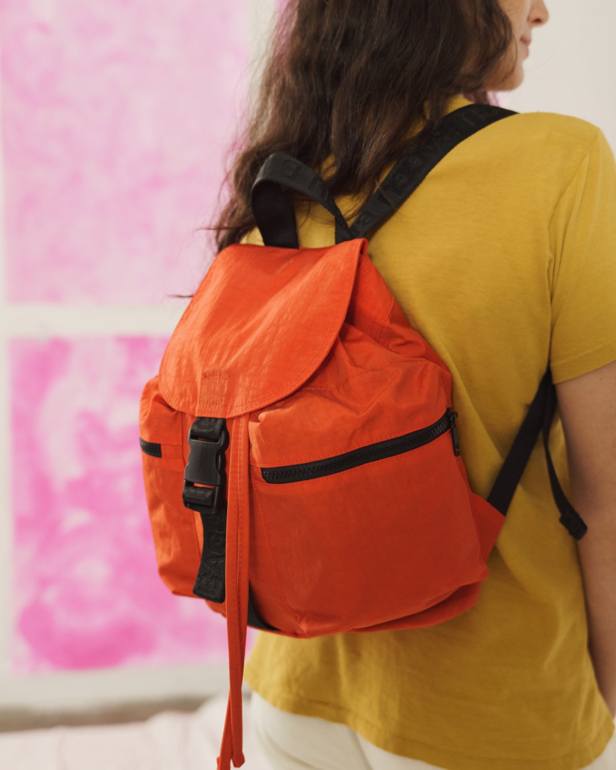 Baggu Small Sport Backpack - Tomato