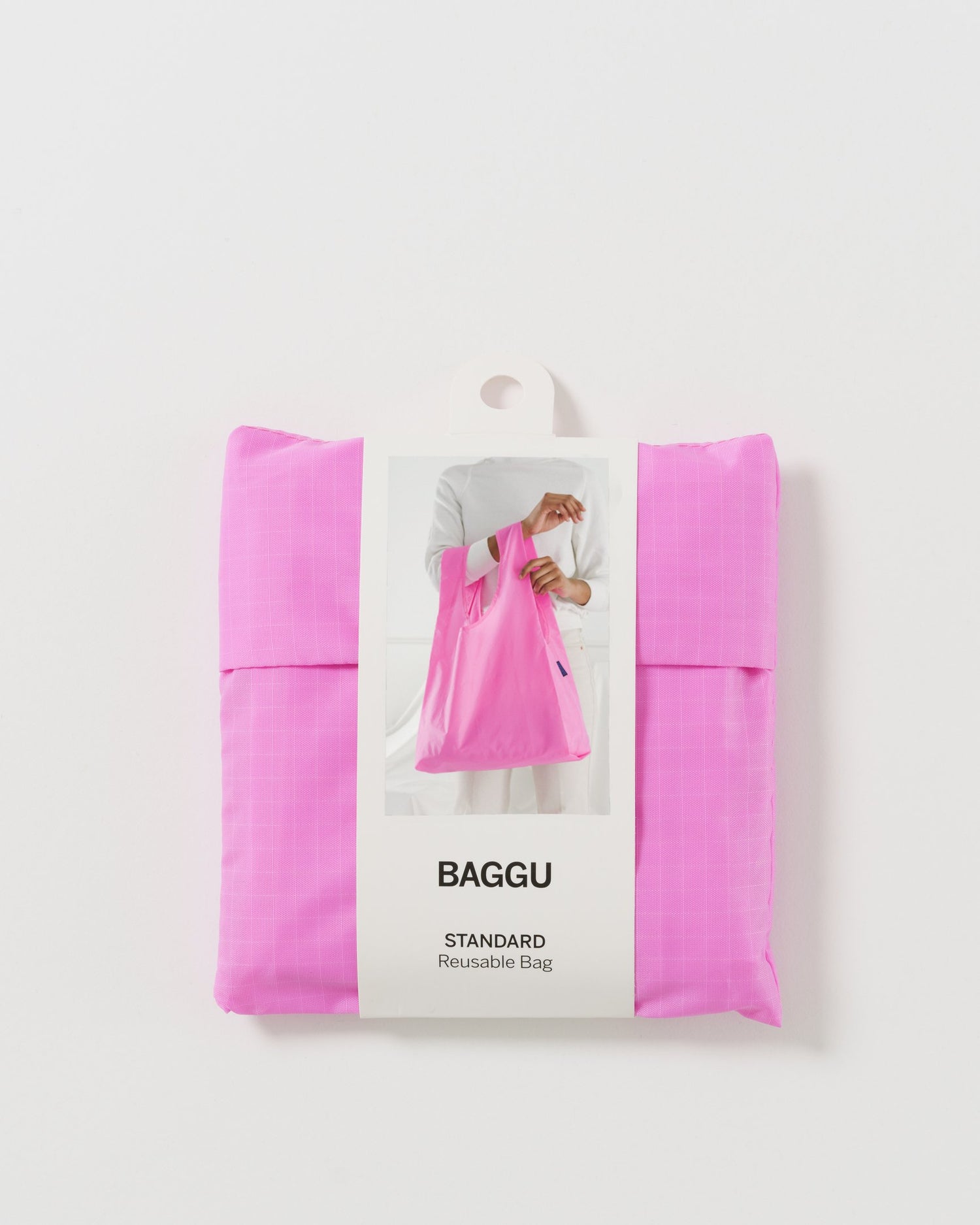 Baggu Standard Reusable Bag - Bright Pink