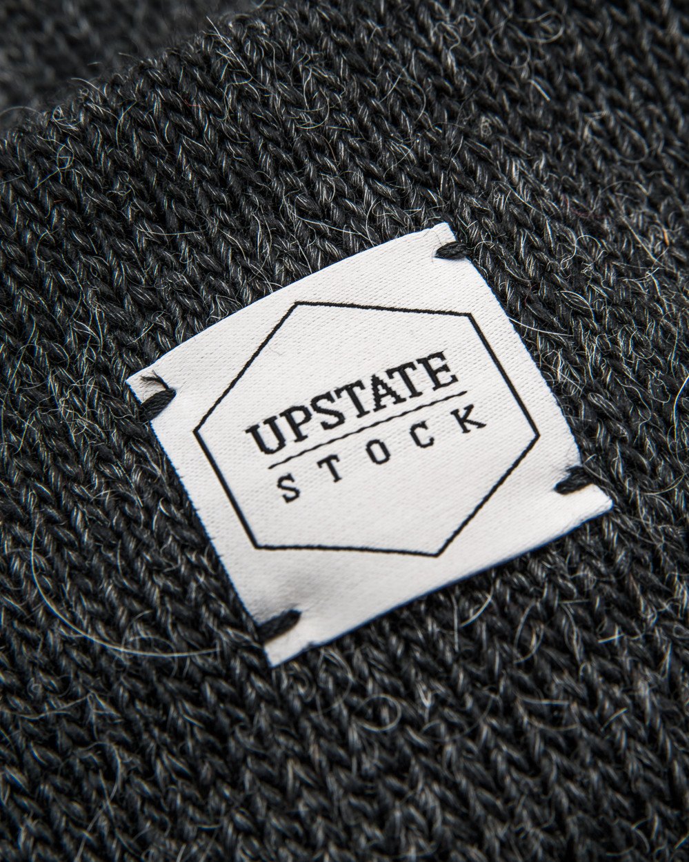Upstate Stock American Mohair Beanie - Black