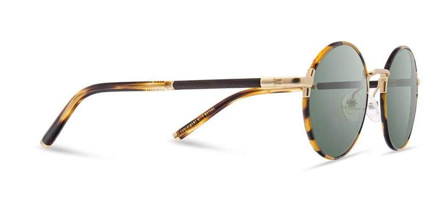 Shwood Hawthorne Acetate Sunglasses - Tortoise & Matte Gold - G15
