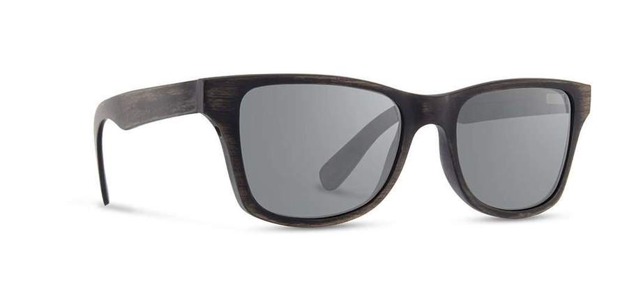 Shwood Canby Wood Sunglasses - Distressed Dark Walnut - Grey Polarized