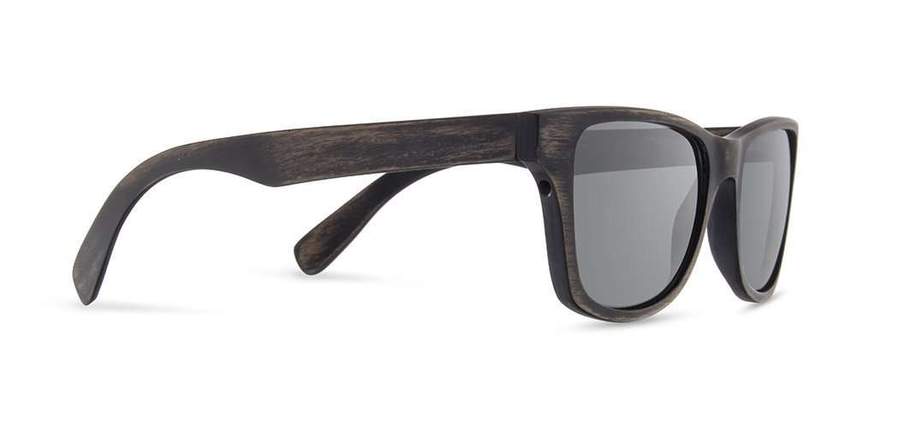 Shwood Canby Wood Sunglasses - Distressed Dark Walnut - Grey Polarized