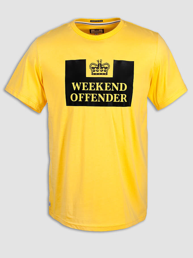 Weekend Offender Prison Tee - Beeswax