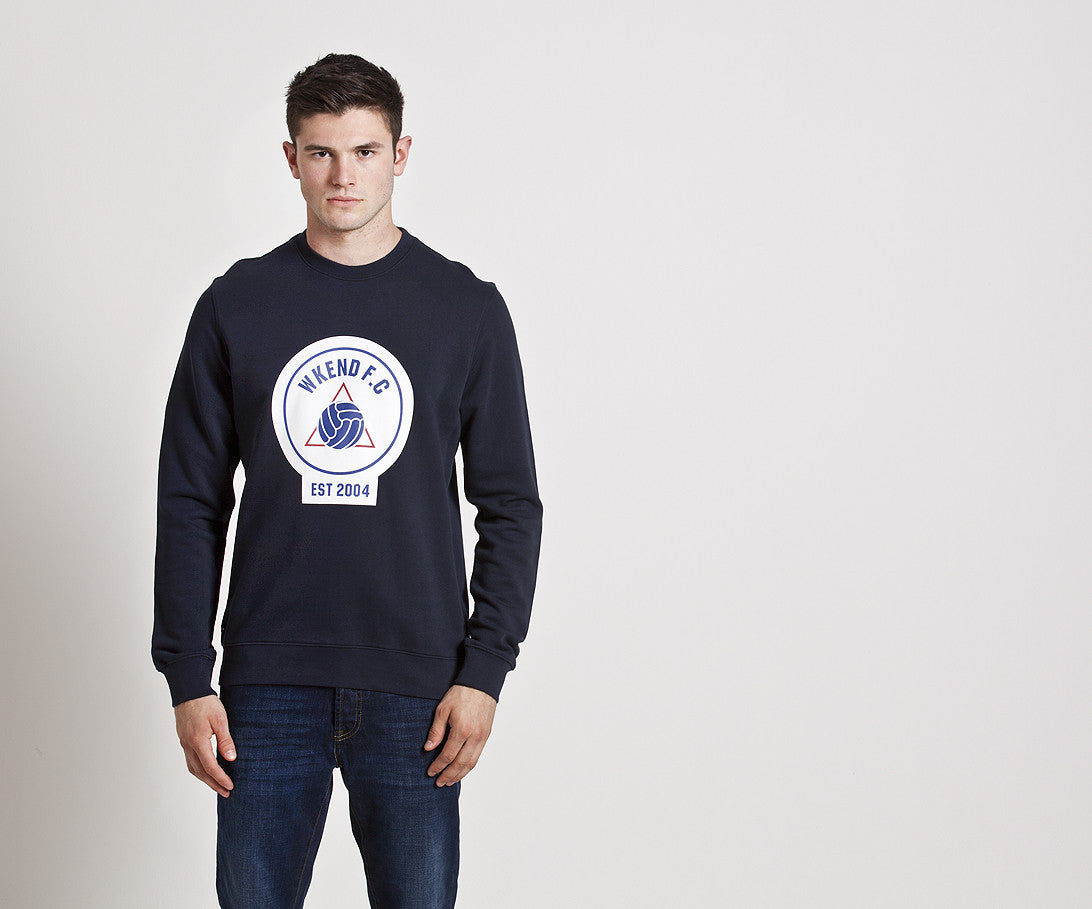 Weekend Offender WKEND FC Crewneck Sweat - Navy