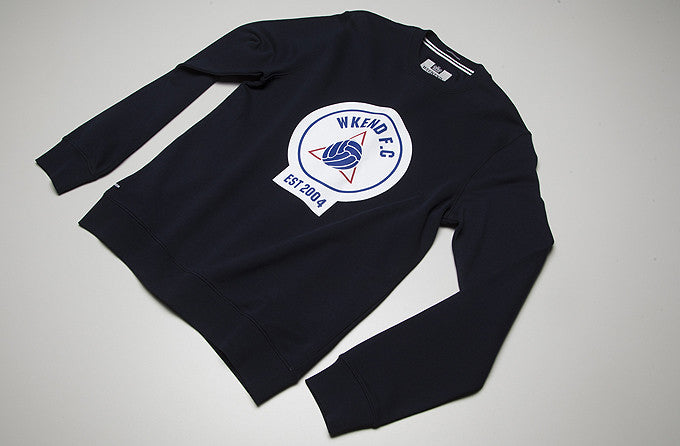 Weekend Offender WKEND FC Crewneck Sweat - Navy