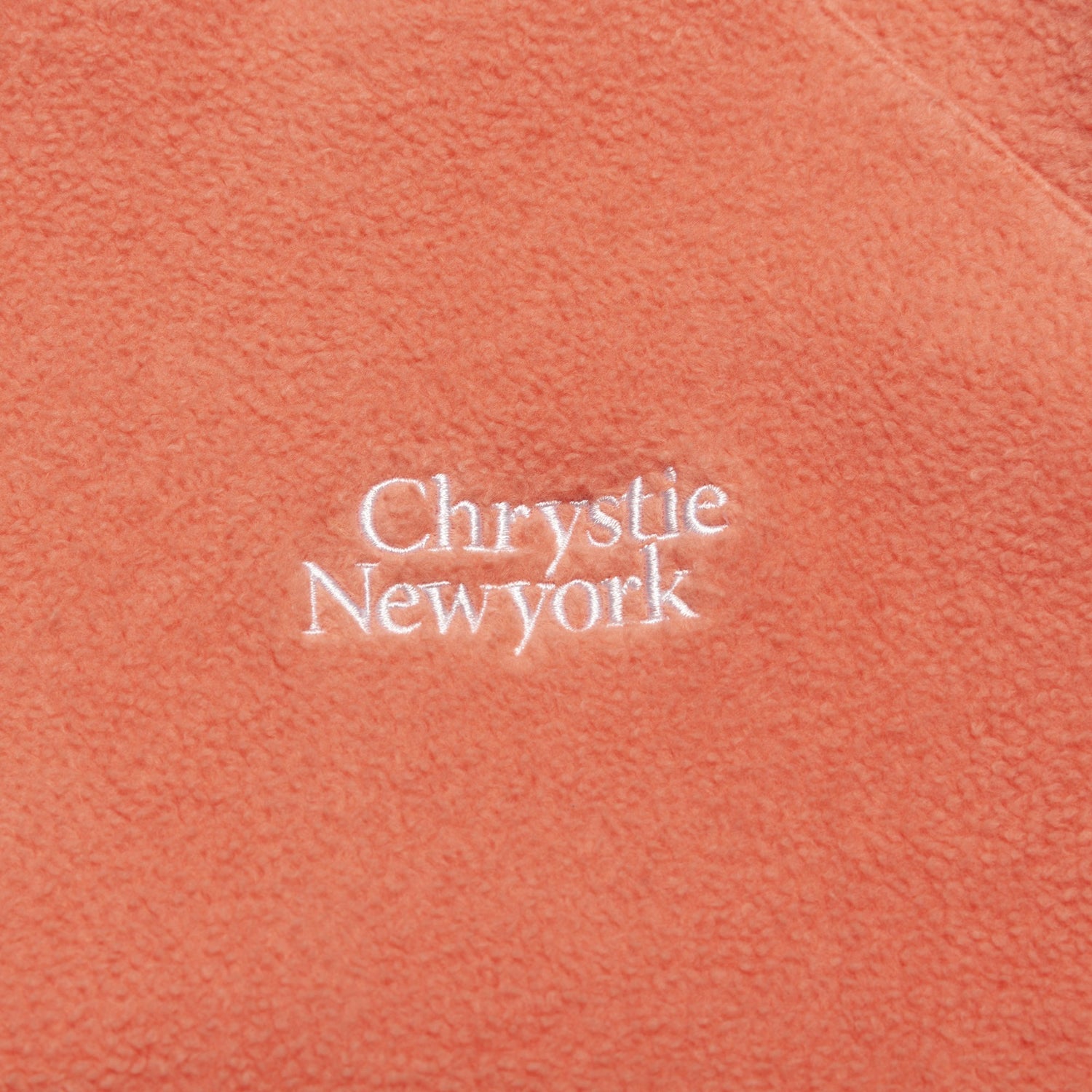 Chrystie NYC - PRM Reversed Fleece Crewneck / Coral