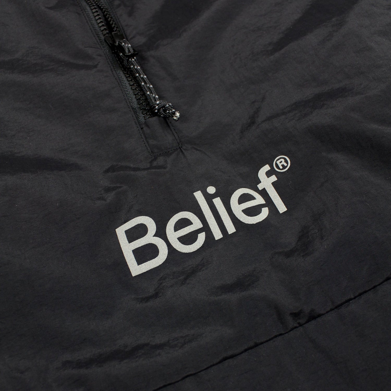 Belief NYC Sport Logo Anorak - Black