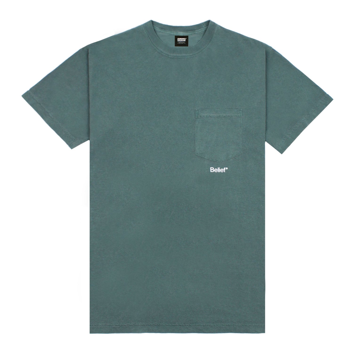 Belief NYC Core Pocket Tee - Pine