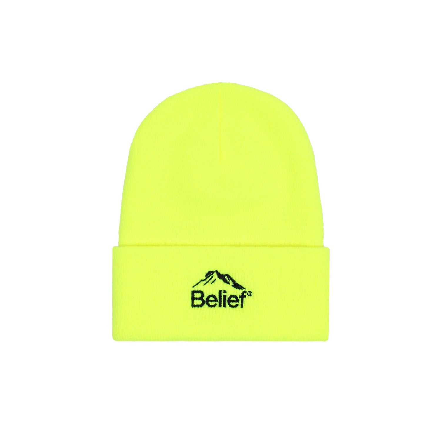 Belief NYC Summit Beanie - Safety Yellow