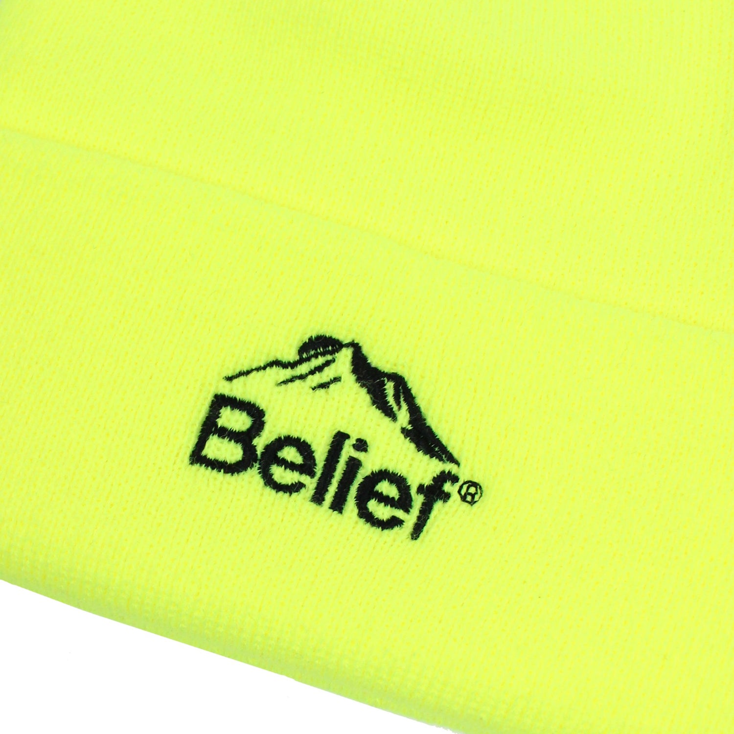 Belief NYC Summit Beanie - Safety Yellow