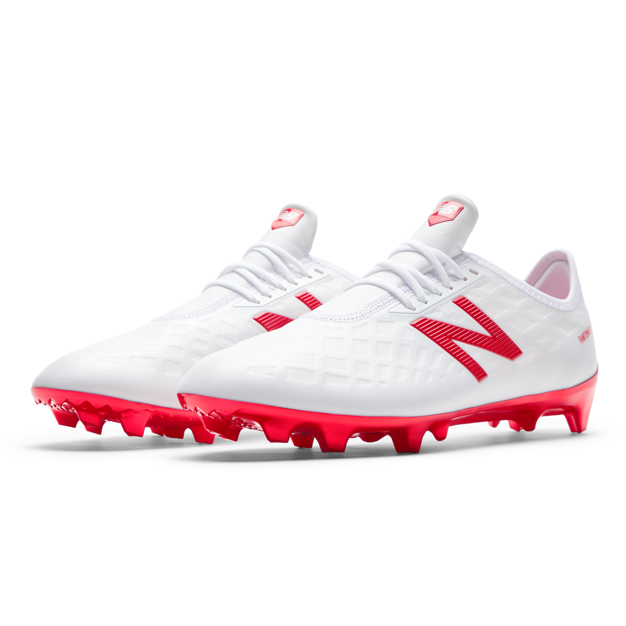 New Balance Furon 4.0 Pro Fg (WIDE) Soccer Boots - White/Flame